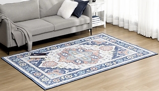 HOMCOM Vintage-Style Large Area Rug