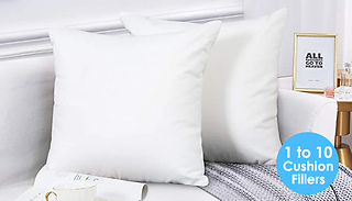 12 Inch x 12 Inch Hollowfibre Cushions Pads - 1 to 10 Cushion Pads