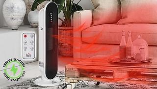 Ceramic Oscillating Heater + Timer & Remote
