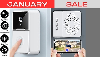 Wireless Night Vision Doorbell with Chime