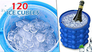Silicone Ice Cube Maker Bucket
