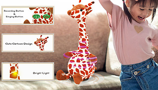Giraffe Dancing & Talking Plush Toy - 2 Designs