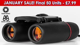 Day & Night Vision Folding Binoculars - 1000m Range!