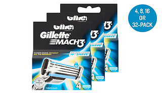 Gillette Mach 3 Blades - 4, 8, 16 or 32 Pack