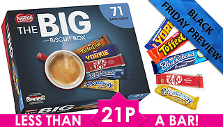 The Big Nestlé Biscuit Box - 71 Chocolate Bars