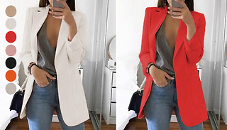Women's Casual Blazer - 7 Colours & 6 Sizes