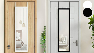 Over the Door Full Length Mirror - 2 Colours
