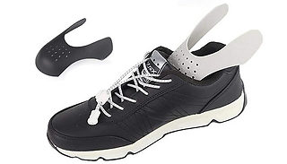 5-Pairs of Anti-Creasing Breathable Shoe Protectors - 2 Colours & Sizes