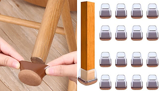 16-Piece Extra Silicone Floor Protector Set - 4 Styles
