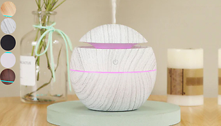 USB Air Humidifier with LED Lights - 5 Colours