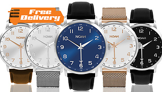 Noah Watches in Slimline or GMT Designs