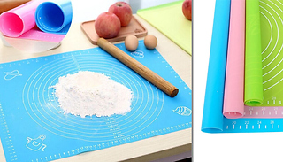 Non-Slip Silicone Baking Dough Mat - 4 Colours & 2 Sizes