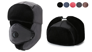 Winter Warming Hood With Removable Face Cover & Filter - 5 Colours
