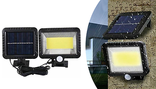 100 LED COB Solar Motion Sensor Wall Light