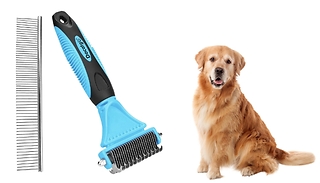 Pet Grooming Comb & Brush Set