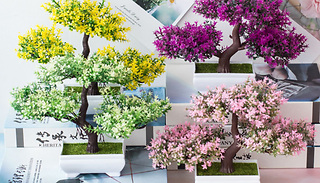 Three-Pointed Miniature Artificial Tree - 4 Colours