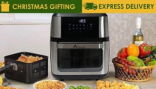 Alivio Family Size 12L 1800W Air Fryer Oven with Rotisserie