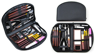 18-Piece Ladies' Manicure and Make Up Set