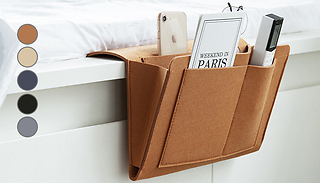 1 or 2 Felt Hanging Sofa Storage Bags - 5 Colours