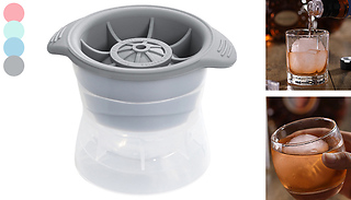 1, 2, or 4 Ice Ball Makers - 4 Colours