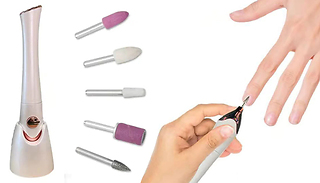 Electric Nail File Set with Stand