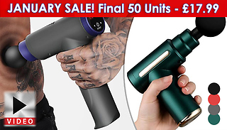 Electric Vibration-Therapy Massage Gun - 2000mAh or 2400mAh