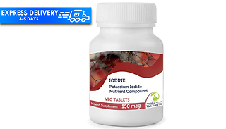 Iodine Potassium 150mcg Tablets - 3 or 6 Months Supply