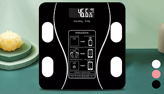 Wireless Body Fat Weighing Scale - 3 Colours