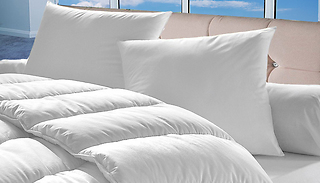 16.5 Tog Super Bounce-Back Duvet and 4 Pillows - 4 Sizes
