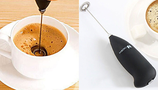 Electric Soft Grip Milk Frother Whisk