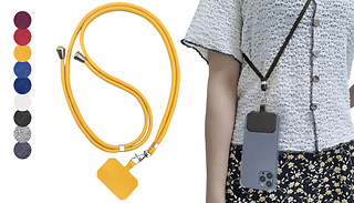 Anti-Lost Crossbody Nylon Patch Phone Lanyard