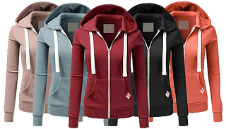 Women's Fitted Sports Hoodie - 4 Sizes & 5 Colours!