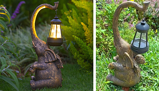Solar LED Elephant Garden Light Ornament