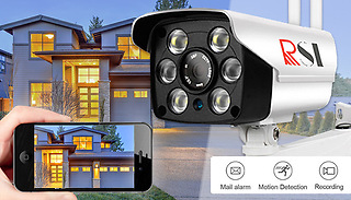 Outdoor IP Security Camera With Night Vision and Optional 30 Day Recording