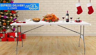 6ft Folding Heavy Duty Trestle Table - 2 Designs