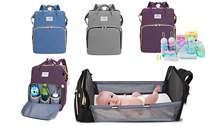 Foldable Mommy Backpack with Bed - 4 Colours
