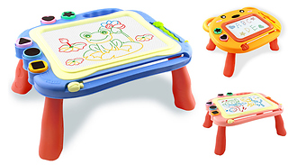 Kid's Magnetic Drawing Board Table - 4 Options