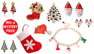 Mystery Christmas Gift - Win Earrings, Bracelets & Brooches!