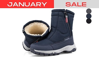 Waterproof Winter Snow Boots with Faux Fur Lining - 3 Colours & 11 Siz ...