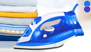 2600W Cordless and Corded Steam Iron - Purple or Blue