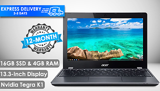 Acer Chromebook C810 13.3-Inch Nvidia Tegra 16GB SSD 4GB RAM