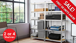 Heavy Duty Shelving Racks - 2 or 4