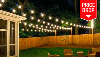10 or 20 LED Solar Bulb Lights - 2 Colours