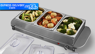 Presto Three Tray Buffet Server
