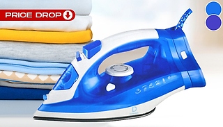 2600W Cordless and Corded Steam Iron - Purple or Blue