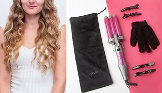 Envie 3 Barrel Hair Waver Tool Set - Multiple Heat Settings!