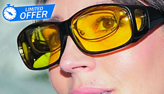 Driving Night Vision Glasses - 1 or 2 Pack