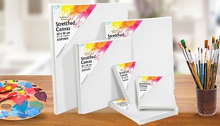 9-Multipack Blank Stretched Art Canvas Boards