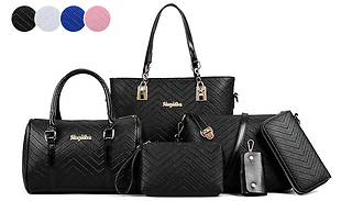 6-Piece Set of Luxury Bags - 4 Colours