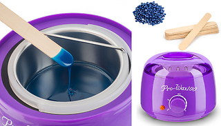 Pro-Wax100 Hair Removal Electric Wax Warmer Set - Heater, Wax & Spatul ...
